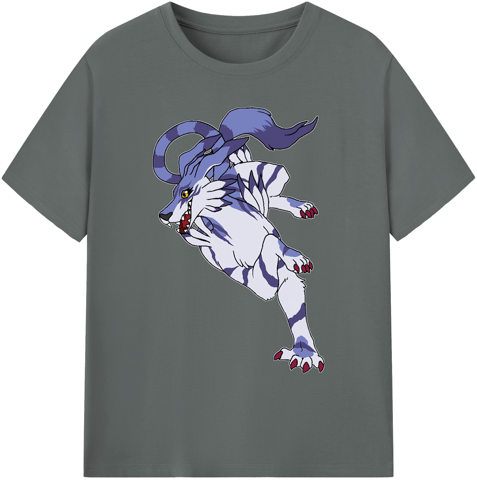 （画像用） Digimon デジタルモンスター/デジモン 綿100％ メンズ半袖Tシャツ｜肌触りやわらか＆通気性